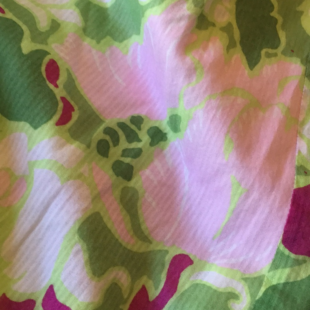 Talbots Ruffles Floral Blouse - Picture 7 of 7